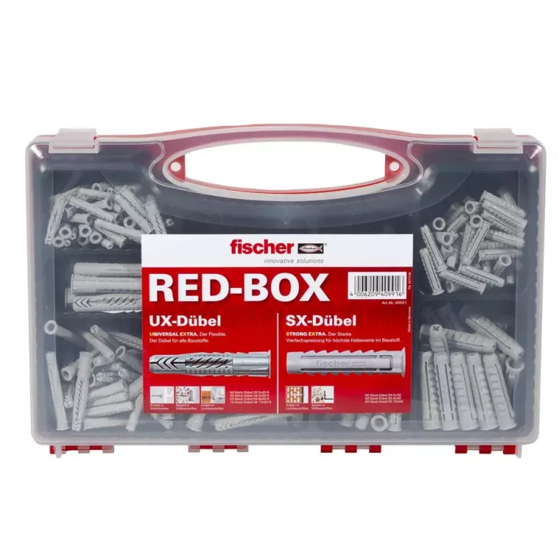 ruuvi- ja tappisarja Fischer UX/SX 290 kpl