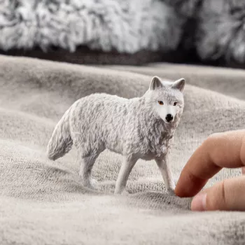 Schleich-eläinfiguuri jääkarhu 14880 – eläinfiguuri, yksityiskohtainen muovimalli, keräilyleikkifiguuri