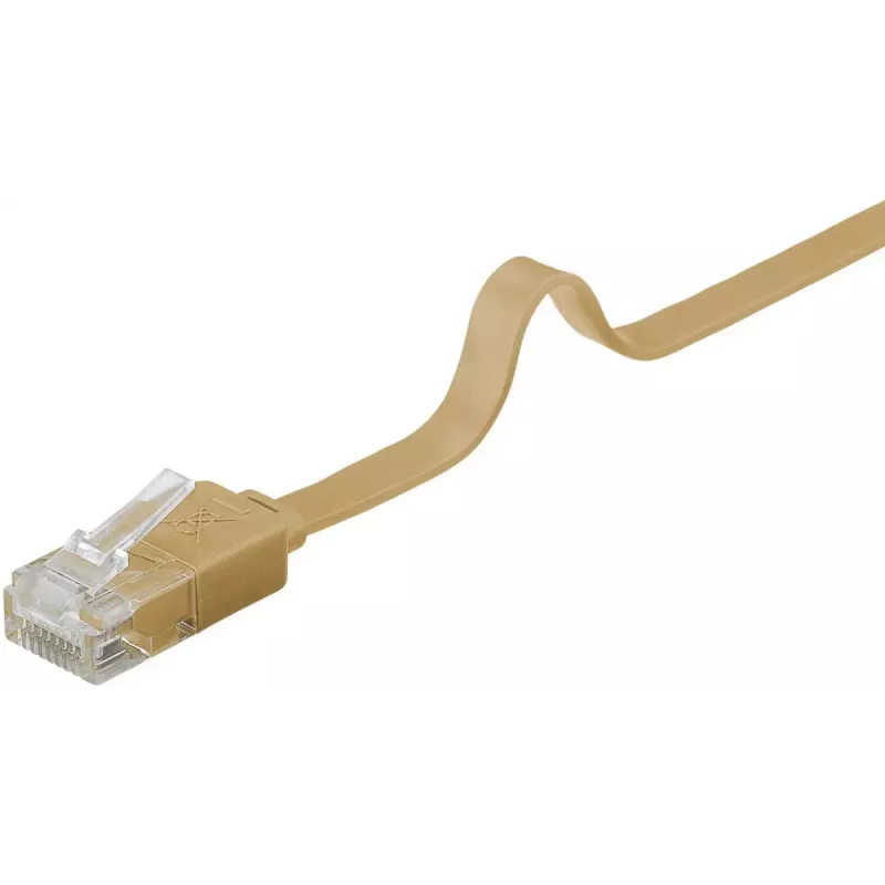 Verkkokaapeli Goobay 95881 vaaleanruskea 10m Cat6 U/UTP