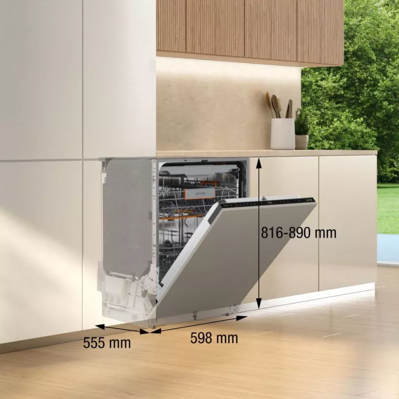 Gorenje GV663A66 täysintegroitava 16 astiastoa