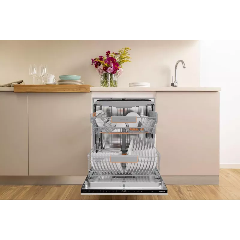 Gorenje GV663A66 täysintegroitava 16 astiastoa