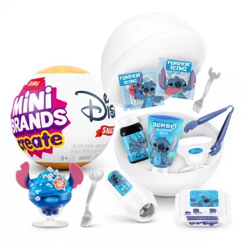 Mini Brands Create Disney Snacks sarja 1 kapseli, keittiö, 8 vuosi/vuotta, paristot sisältyvät, LR44, monivärinen