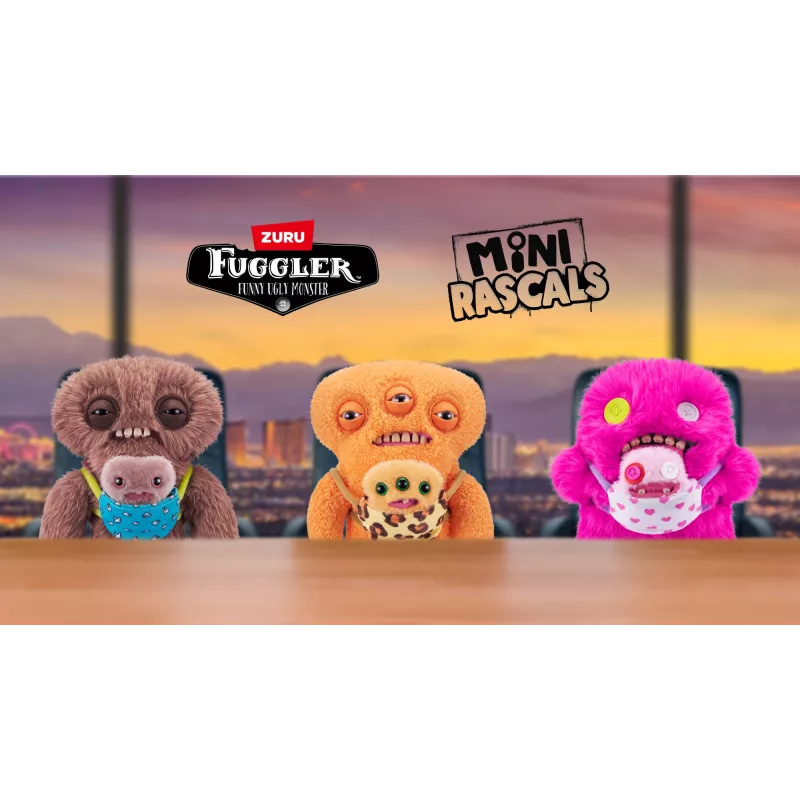 ZURU Fuggler Mini Rascals 9 tuuman valikoima sarja 1 (Double Trouble).