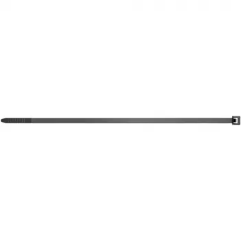 Sivukiristysnippuside FISCHER 37573 — nailon, 200 mm × 3,6 mm, musta, 100 kpl