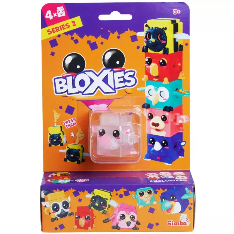 Pelifiguuripaketti, Simba-Dickie Bloxies sarja 2 — lajiteltu 4 figuuria