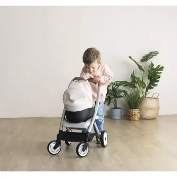 Nukenvaunut 3-in-1 Simba-Dickie Smoby Maxi-Cosi beige