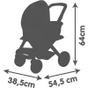Nukenvaunut 3-in-1 Simba-Dickie Smoby Maxi-Cosi beige