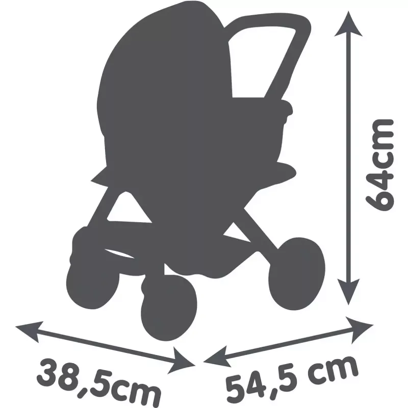 Nukenvaunut 3-in-1 Simba-Dickie Smoby Maxi-Cosi beige