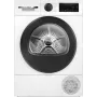 Bosch Serie 6 WQG243D41 kuivausrumpu vapaasti sijoitettava edestä täytettävä 9 kg valkoinen