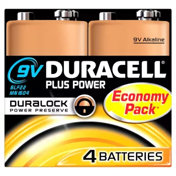 Duracell Plus Power kertakäyttöparisto 9V alkaline