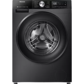 Hisense WD3S8043BB3 pesukone-kuivausrumpu vapaasti sijoitettava edestä täytettävä musta