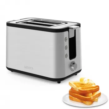 Leivänpaahdin Krups KH442 2 viipaletta 850 W ruostumaton teräs