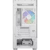 Tower-PC-kotelo AEROCOOL Viewport Mini-G-WT-v4 ARGB kahdella karkaistulla lasipaneelilla, valkoinen