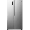 Gorenje Side by Side NRS917E41X SI, vapaasti seisova, American Door, harmaa, 2 ovea, kosketus, LED