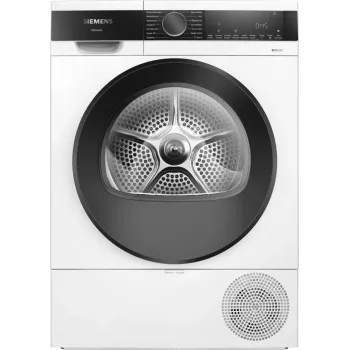 Siemens iQ500 WQ33G2D41 kuivausrumpu vapaasti sijoitettava edestä täytettävä 9 kg valkoinen