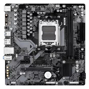 GIGABYTE B840M H emolevy - AMD Ryzen 9000 CPU:t, 5+2+2 vaihe VRM, jopa 7200 MHz DDR5 (OC), 1xPCIe 4.0 M.2, 1GbE LAN, USB 3.2 Gen 1