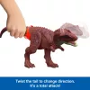Jurassic World Rebirth Wild Roar Aucasaurus dinosaurusten lelu, hännällä ohjattava hyökkäyspurema & ääni