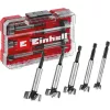 Forstner-poranteräpaketti Einhell-KWB 5 osaa, punainen/läpinäkyvä, 1/4 tuuman varsi, M-CASE (MPN 706003)