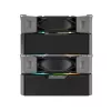 CPU-jäähdytin Montech NX600 ARGB, musta, 120 mm tuuletin, ARGB-valaistus