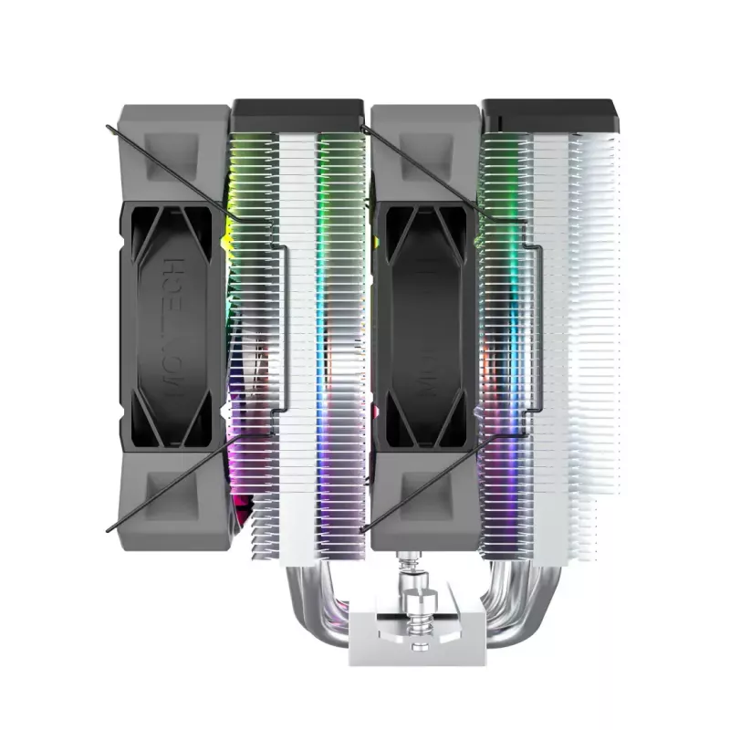 CPU-jäähdytin Montech NX600 ARGB, musta, 120 mm tuuletin, ARGB-valaistus