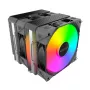 CPU-jäähdytin Montech NX600 ARGB, musta, 120 mm tuuletin, ARGB-valaistus