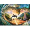 Ravensburger Sunset Splash -palapeli, 1000 palaa, vaakasuunta, 700 mm leveä