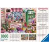 Palapeli Ravensburger Blossoms Flower Shop 1000 palaa, 700 mm leveä