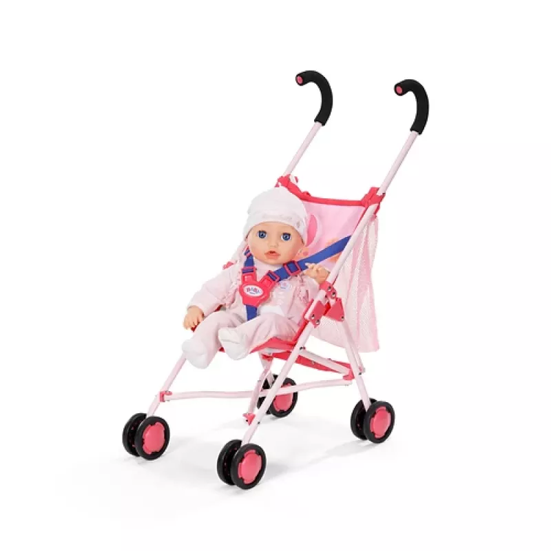 BABY born nukenvaunut laukulla pinkki