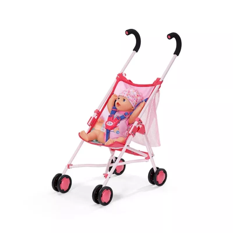 BABY born nukenvaunut laukulla pinkki