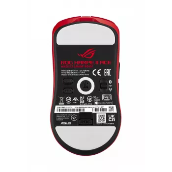 ASUS ROG Harpe II Ace RED hiiri pelikäyttöön oikeakätisille RF Wireless + Bluetooth + USB Type-A optinen 42 000 DPI