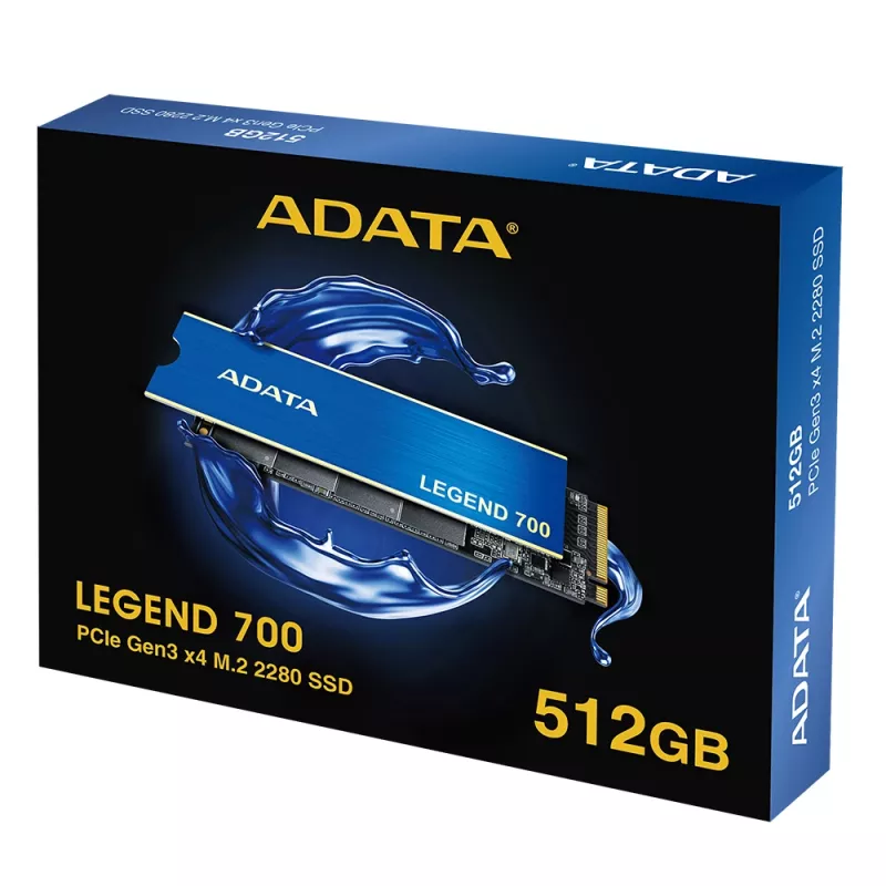 SSD-levy ADATA 512 GB M.2 2280 PCIe Gen3x4 ALEG-700-512GB