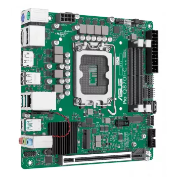 Mini-ITX-emolevy ASUS PRO Q870I-C-CSM LGA 1851, Intel Q870, DDR5 SO-DIMM, 2 paikkaa, jopa 128 GB
