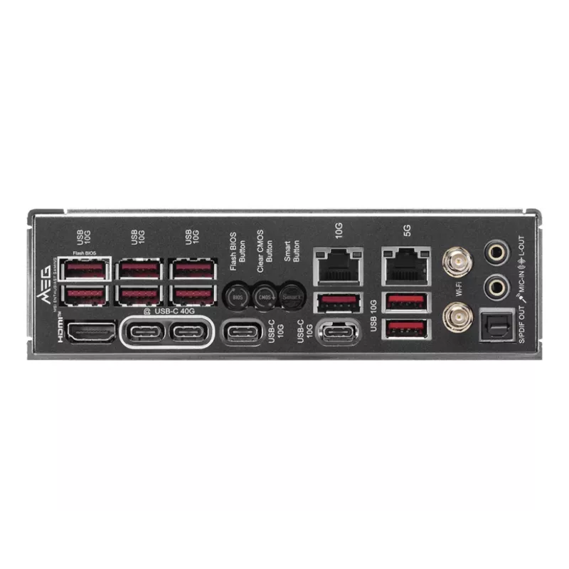Emolevy MSI MEG X870E ACE MAX AM5, 4x DDR5, 4x SATA, 5x M.2 (7E85-001R)