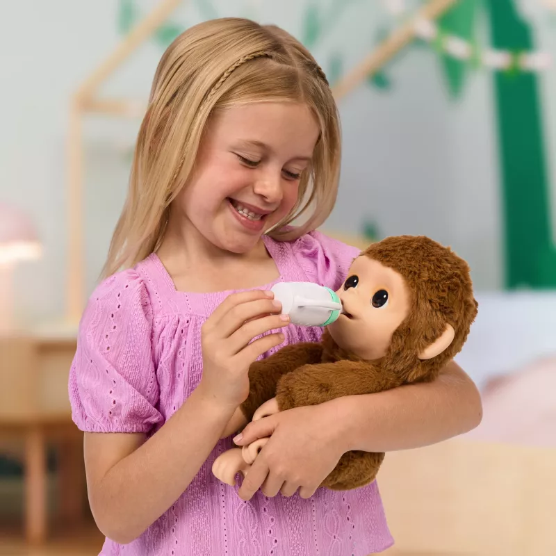 Moose Toys My Baby Monkey Mango, poika/tyttö, 4 vuotta, valotehosteet, äänellä