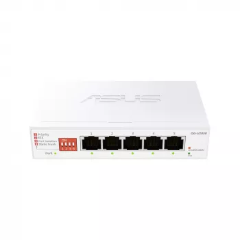 ASUS QG-U1050 hallitsematon 2.5G Ethernet (100/1000/2500) valkoinen