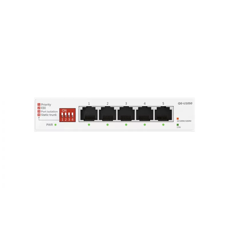 ASUS QG-U1050 hallitsematon 2.5G Ethernet (100/1000/2500) valkoinen