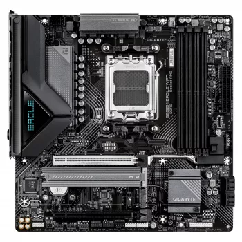 Emolevy GIGABYTE B850M EAGLE WIFI7 — Micro ATX, Socket AM5, AMD B850, DDR5 jopa 8200 MHz (O.C.), 4 DIMM, PCIe 5.0, Wi‑Fi 7, 2.5 GbE