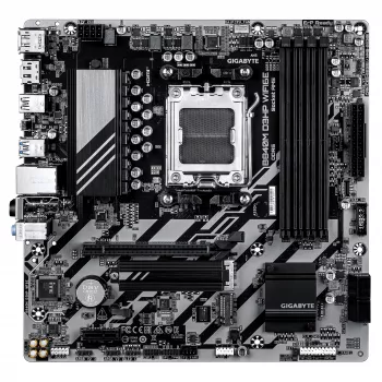 GIGABYTE B840M D3HP WIFI6E Micro ATX -emolevy — AMD Socket AM5, B840, 4x DDR5 jopa 8200MHz OC, 2x PCIe 4.0 M.2, Wi‑Fi 6E, 1GbE