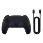 Peliohjain Sony DualSense musta — Bluetooth/USB, PS5 & PC, USB-C, sisäänrakennettu Li-Ion-akku