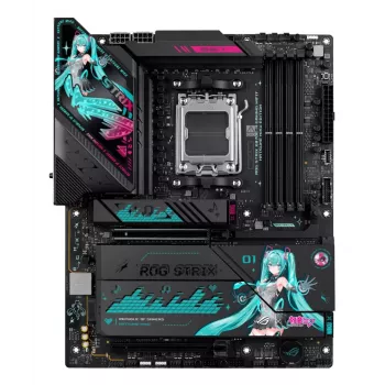 Emolevy ASUS ROG STRIX X870E-H GAMING MIKU WIFI7 ATX AM5-kantaan, DDR5-tuki