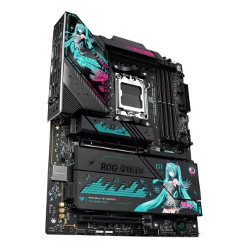 Emolevy ASUS ROG STRIX X870E-H GAMING MIKU WIFI7 ATX AM5-kantaan, DDR5-tuki