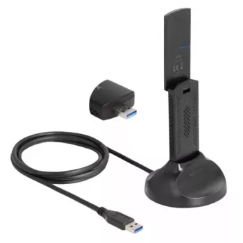 Verkkokortti DeLOCK 12774 WLAN 2402 Mbit/s USB Wi-Fi 6E