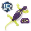 HEX BOTS pimeässä hehkuva gekko, ladattava kauko-ohjattava robotti lapsille, kiipeää seinille pilailuleluihin & peleihin, RC-robotti pojille & tytöille 4 vuodesta alkaen