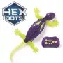 HEX BOTS pimeässä hehkuva gekko, ladattava kauko-ohjattava robotti lapsille, kiipeää seinille pilailuleluihin & peleihin, RC-robotti pojille & tytöille 4 vuodesta alkaen