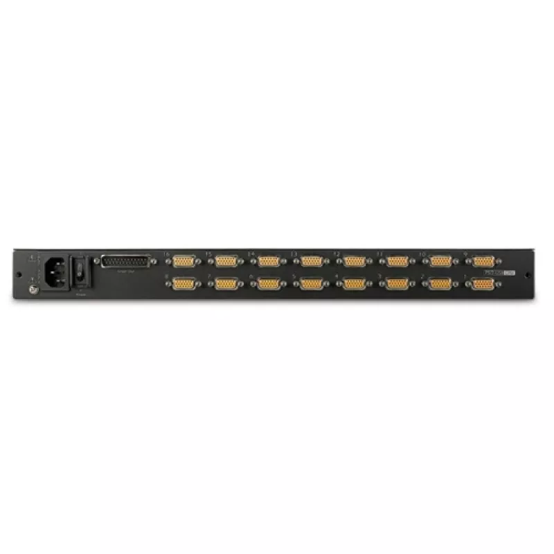 APC 17 tuuman räkkilCD-konsoli integroidulla analogisella 16-porttisella KVM-kytkimellä