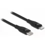 Data- ja latauskaapeli DeLOCK USB Type-C - Lightning 0,5 m