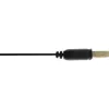 InLine USB 2.0 lattakaapeli Type-A uros / naaras kullattu musta 2m