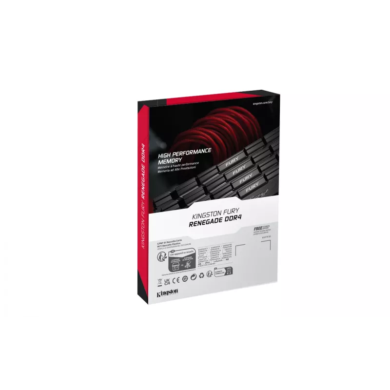 Kingston Technology FURY 8GB 3600MT/s DDR4 CL16 DIMM Renegade musta