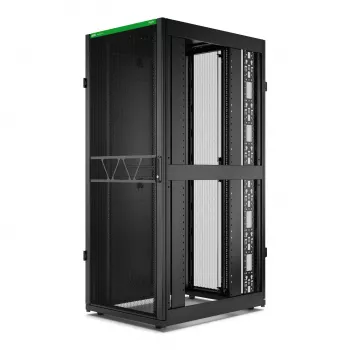APC NetShelter SX Server Rack Gen 2, 42U, 1991H x 800W x 1070D mm, sivuseinillä, musta