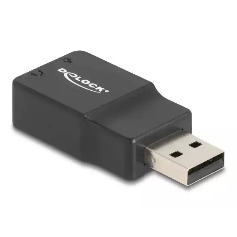 DeLOCK ulkoinen USB-äänikortti DeLOCK 66634 USB-A 2 x 3,5 mm